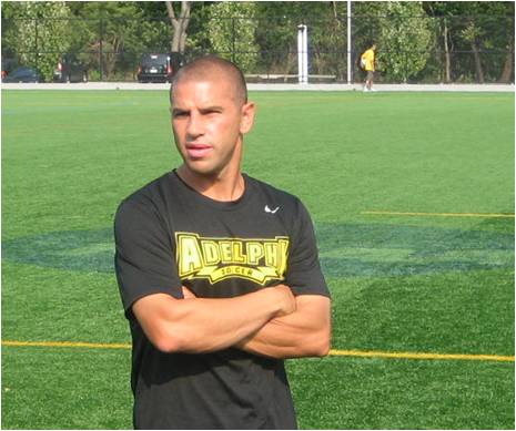 Adelphi Coach Chris Armas