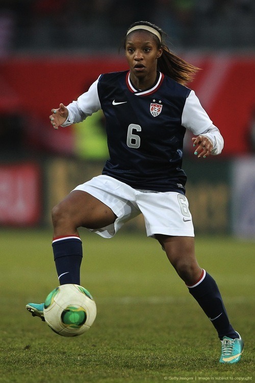 Crystal Dunn in Action with USWNT